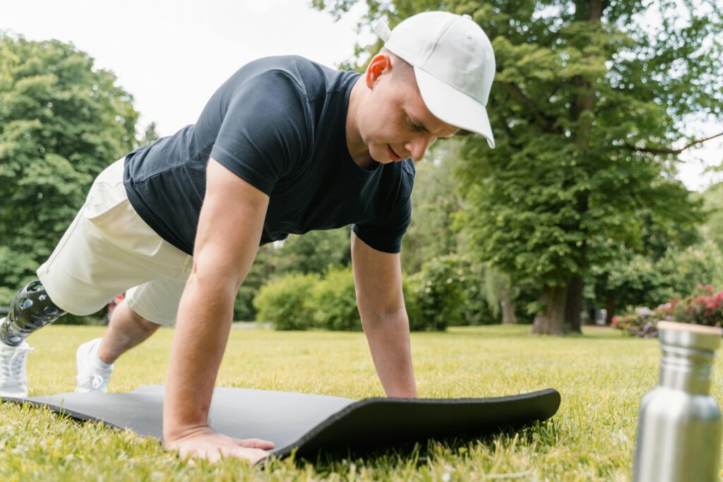 Chest calisthenics workout